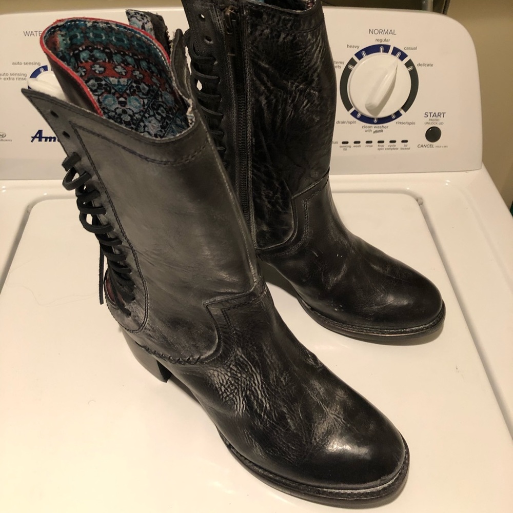 Freebird by Steven Coble Black Western, Size 11